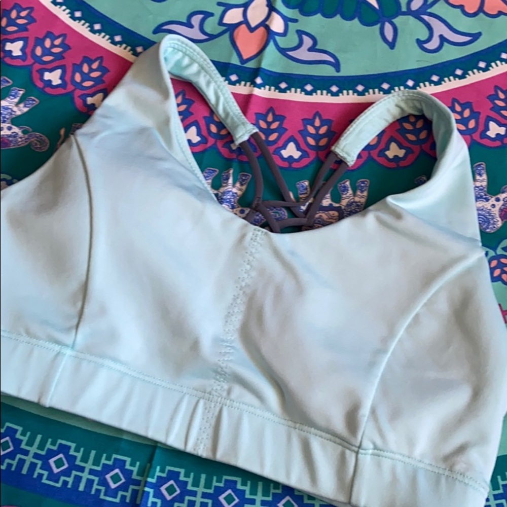 Sports bra.
